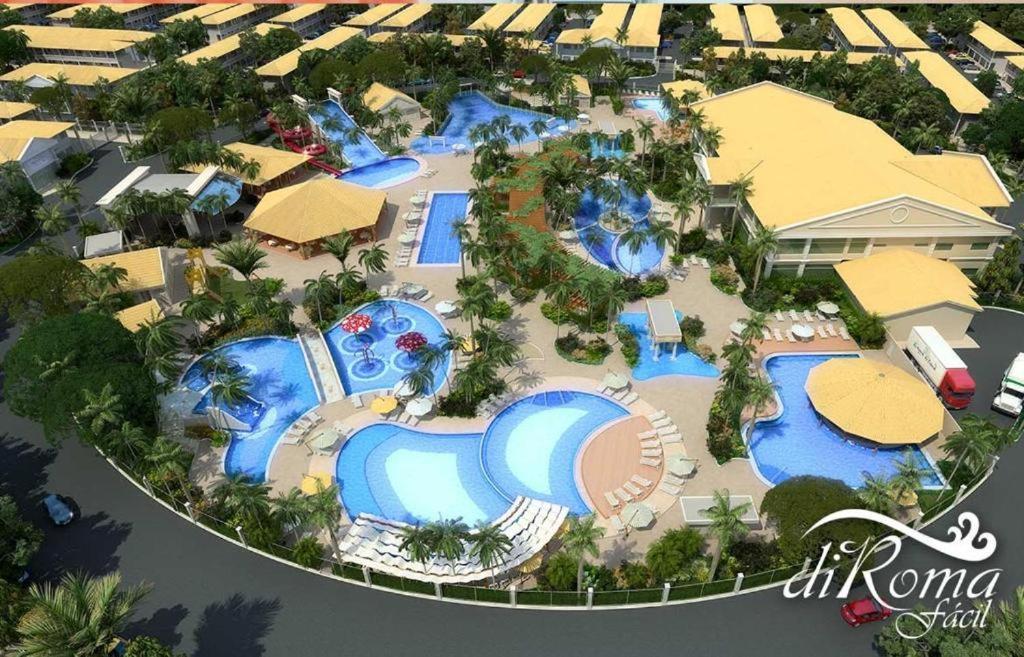 Lacqua Diroma Apartamento Completo Com Fogao, Geladeira, Micro-Ondas, Piscina 24H, Acomoda Ate 5 Pessoas Caldas Novas Exterior photo